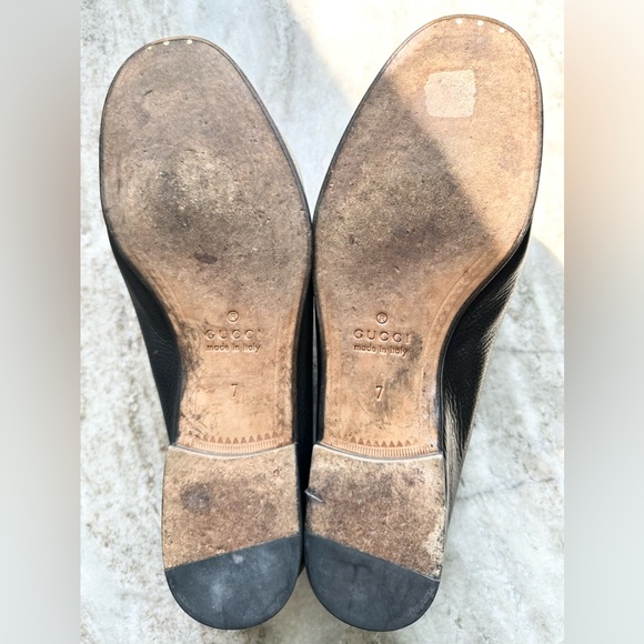 GUCCI Horsebit Pebbled Leather LoaferBlack 7 / 7.5 US Brixton Jordaan 1953 - Picture 9 of 9
